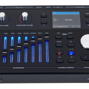 מודול תופים אלקטרוניים Millenium MPS-1000 – 820 צלילים, 8 יציאות דיירקט ו-9 פיידרים