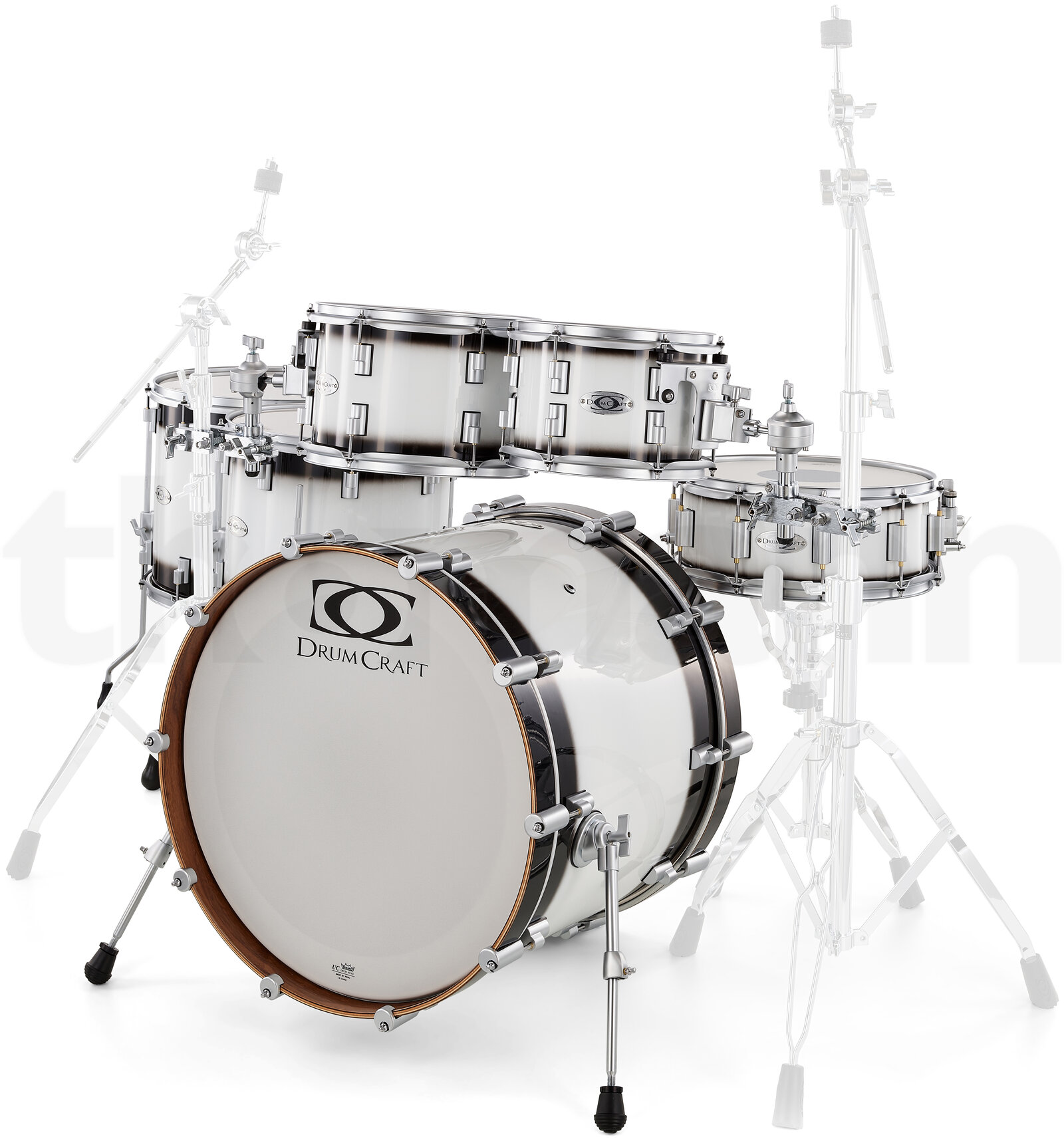מערכת תופים DrumCraft Series 6 2up 2down White Burst 1 17308094.jpg