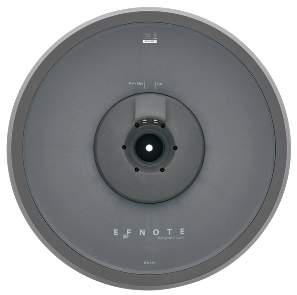 מצילת קראש אלקטרונית EFNOTE EFD-C16 16 אינץ' – 3 זונות, צ'וק ונגינה 360° 2 מצילת קראש אלקטרונית EFNOTE EFD-C16 16 אינץ' – 3 זונות, צ'וק ונגינה 360°