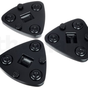 אביזר לפסנתר וקלידים Jahn Castor cups UFO slim 3 pcs