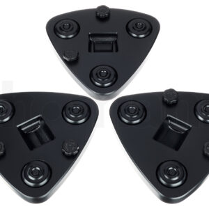 אביזר לפסנתר וקלידים Jahn Castor cups UFO slim 3 pcs