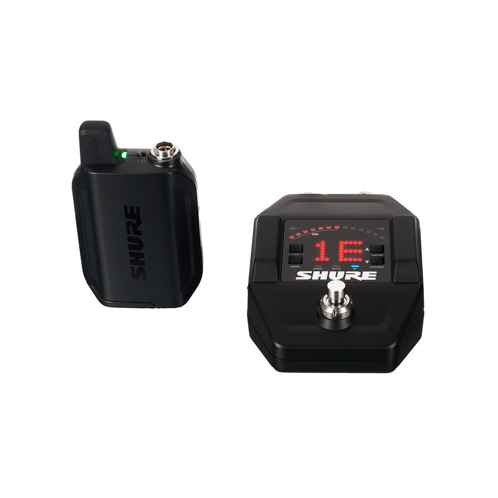 מערכת אלחוטית לגיטרה Shure GLXD16+ – דיגיטלית דו-פסית, מקלט פדל 2 מערכת אלחוטית לגיטרה Shure GLXD16+ – דיגיטלית דו-פסית, מקלט פדל 2