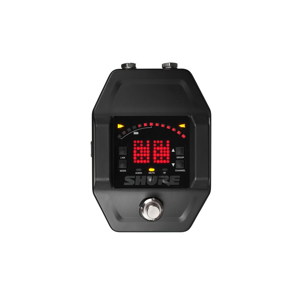 מערכת אלחוטית לגיטרה Shure GLXD16+ – דיגיטלית דו-פסית, מקלט פדל 5 מערכת אלחוטית לגיטרה Shure GLXD16+ – דיגיטלית דו-פסית, מקלט פדל 5
