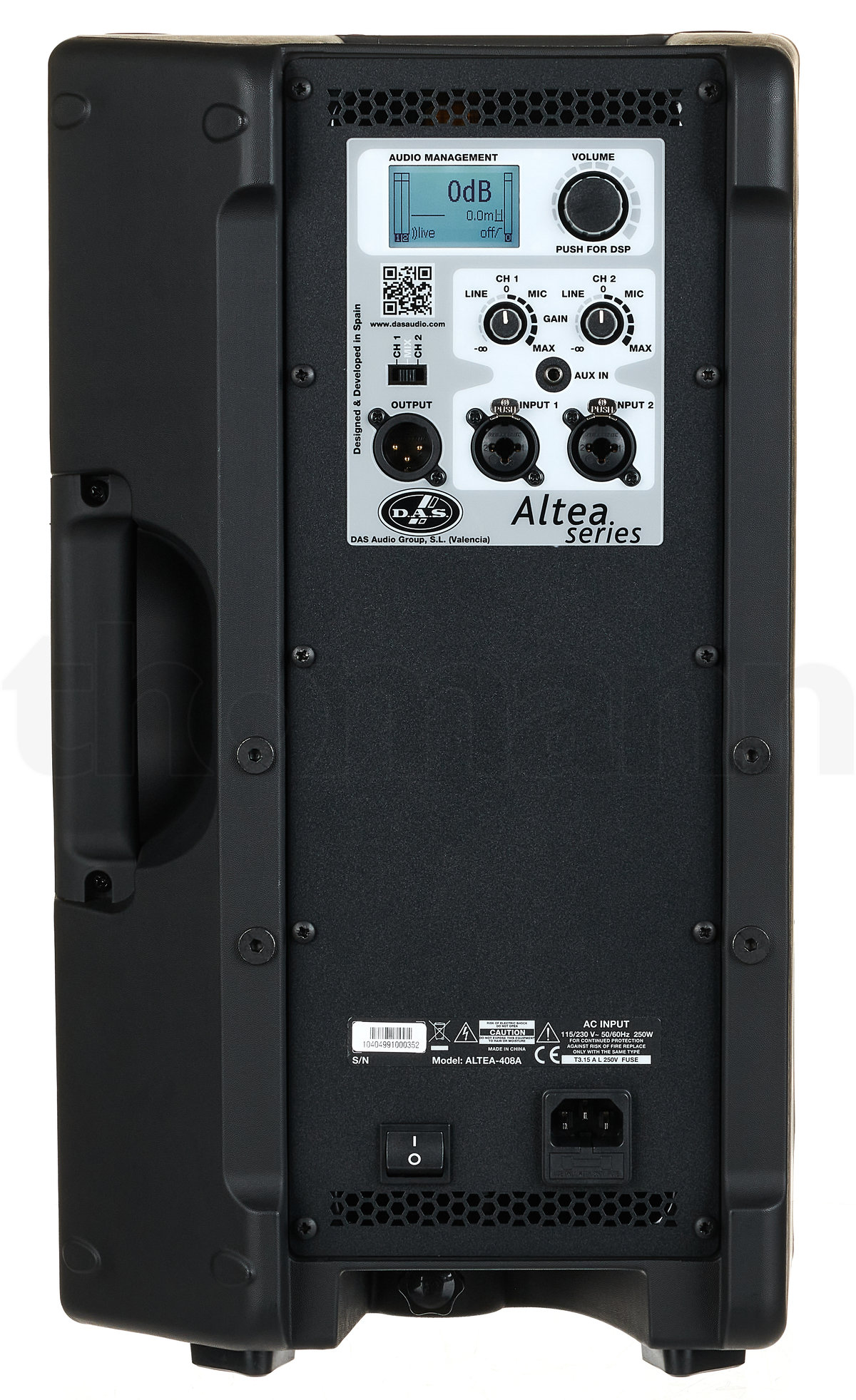 רמקול מוגבר DAS Audio Altea-408A – 8 אינץ׳, 800W Peak, DSP ו-123dB 7 DAS Audio Altea-408A – תמונת מוצר 7