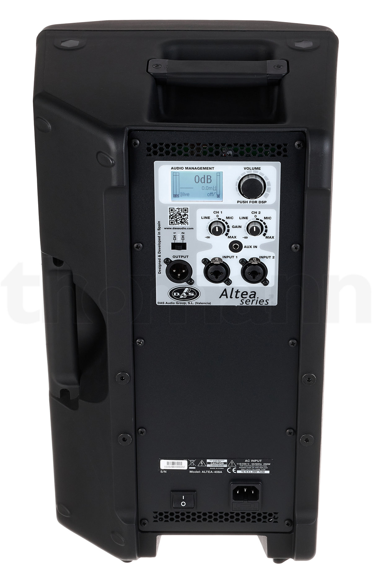 רמקול מוגבר DAS Audio Altea-408A – 8 אינץ׳, 800W Peak, DSP ו-123dB 4 DAS Audio Altea-408A – תמונת מוצר 4