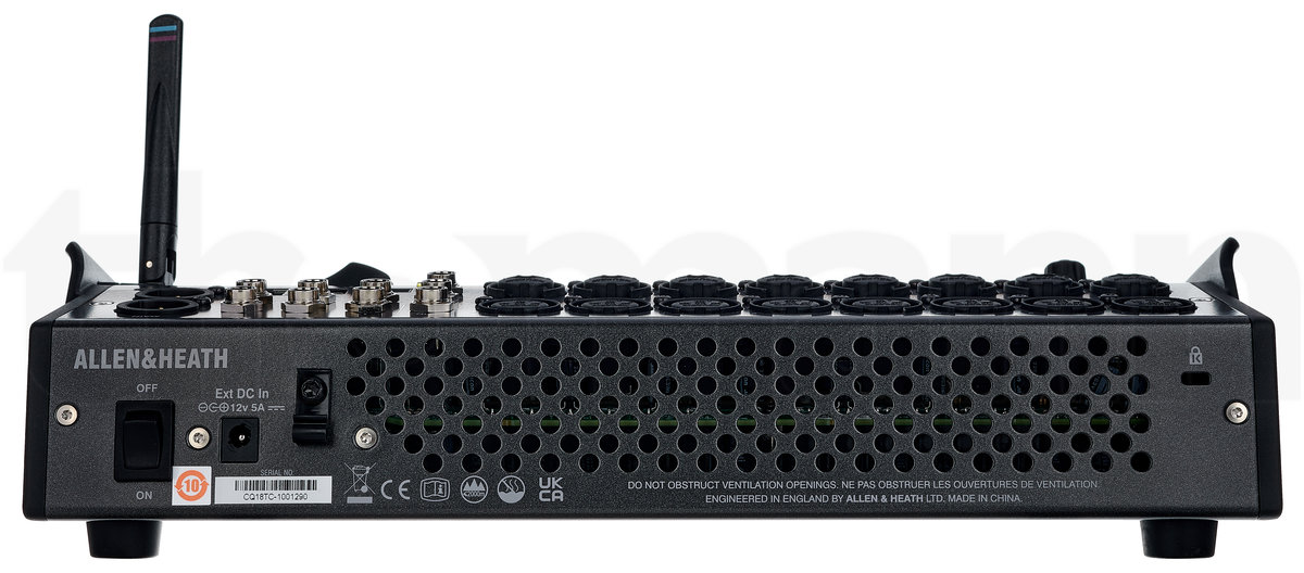 מיקסר דיגיטלי Allen & Heath CQ18T – 18 ערוצים, מסך 7 אינץ׳ ו-96kHz 7 Allen & Heath CQ18T – תמונת מוצר 7
