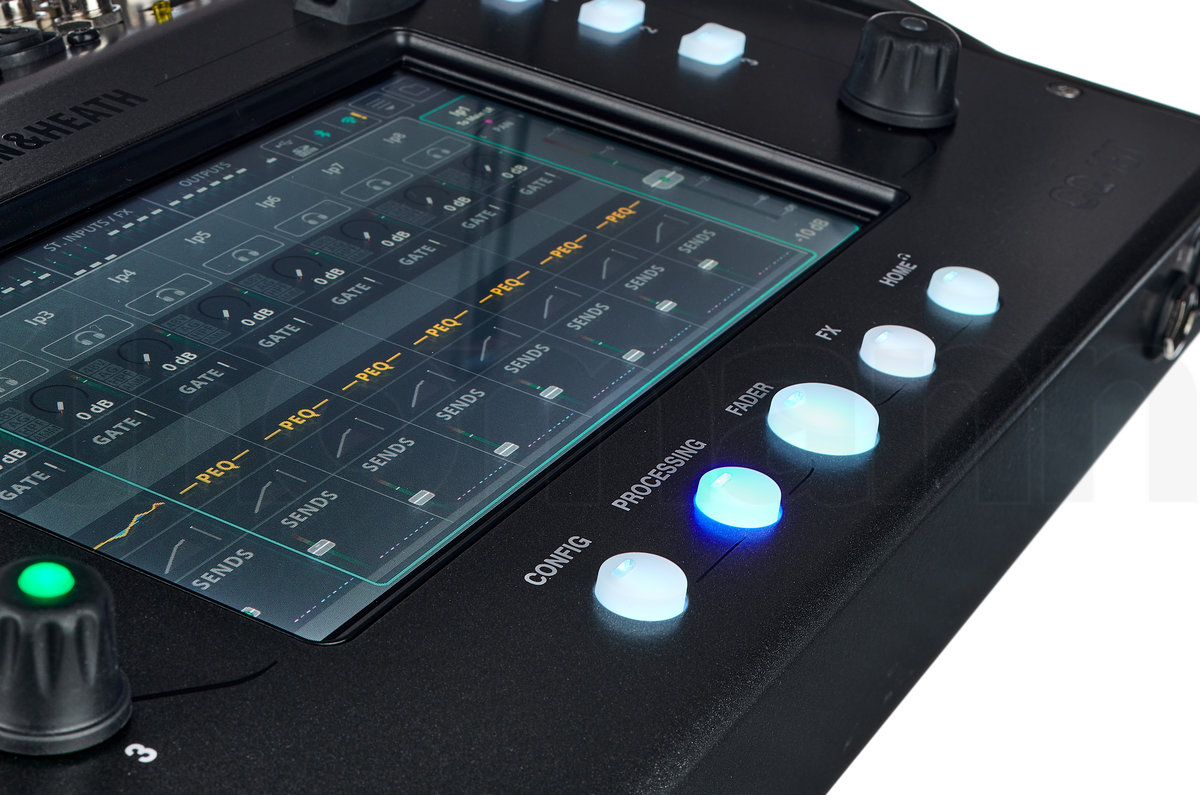 מיקסר דיגיטלי Allen & Heath CQ18T – 18 ערוצים, מסך 7 אינץ׳ ו-96kHz 9 Allen & Heath CQ18T – תמונת מוצר 9