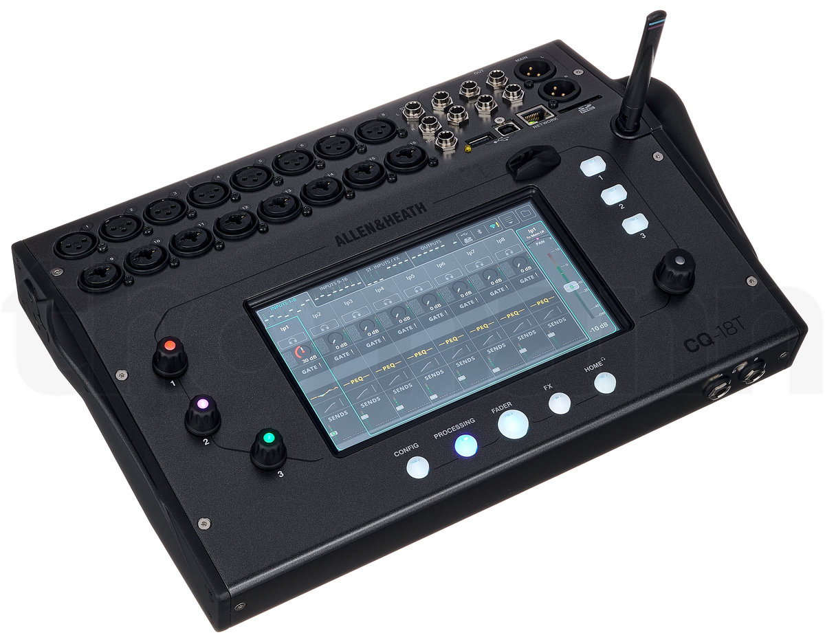 מיקסר דיגיטלי Allen & Heath CQ18T – 18 ערוצים, מסך 7 אינץ׳ ו-96kHz 3 Allen & Heath CQ18T – תמונת מוצר 3
