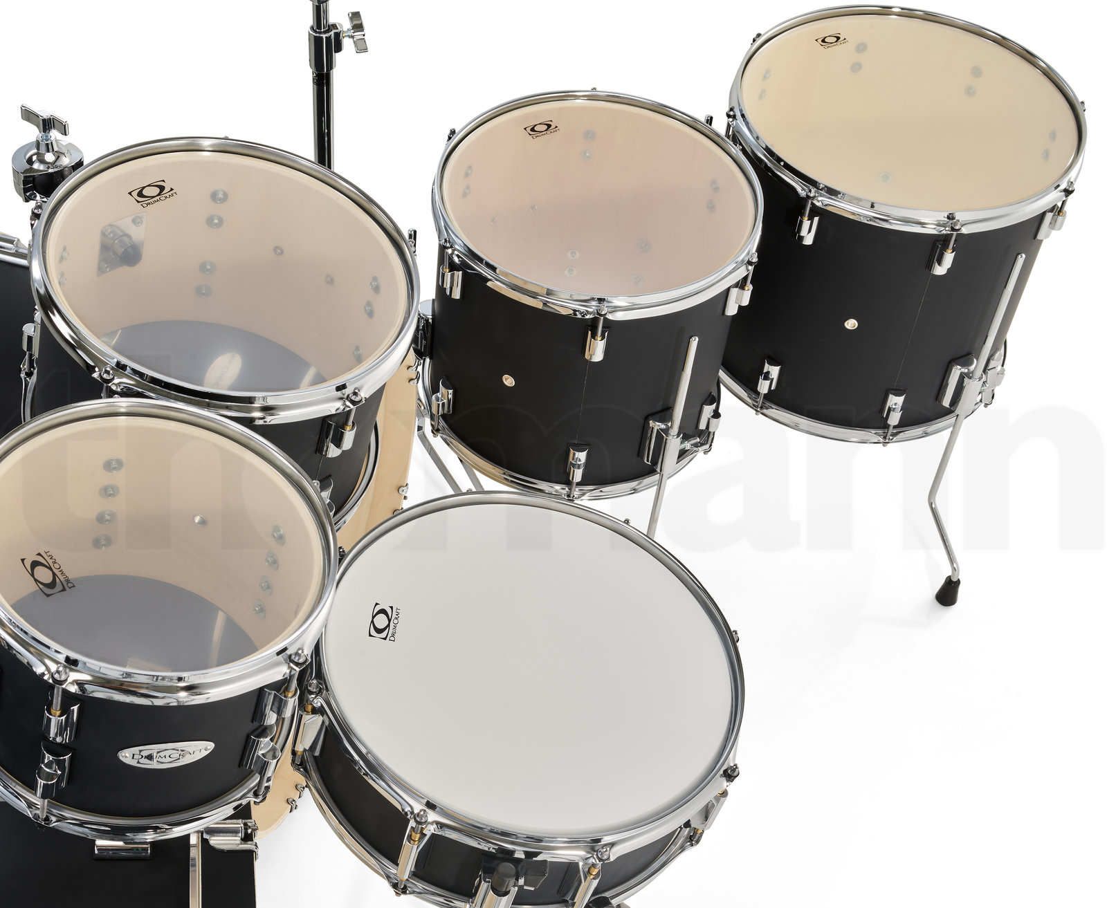 מערכת תופים DrumCraft Series 3 Double Bass Set Black 2 18572253.jpg