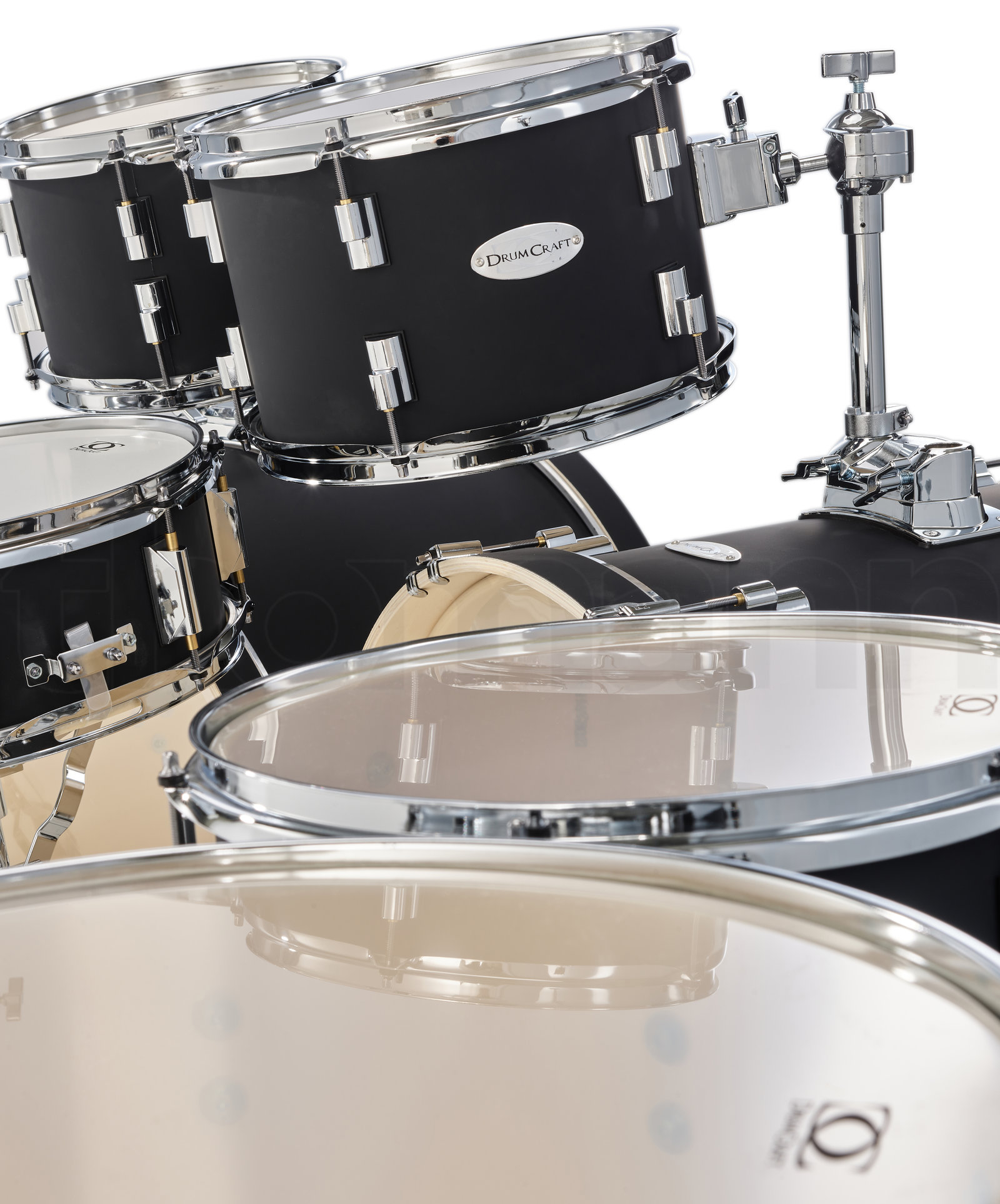 מערכת תופים DrumCraft Series 3 Double Bass Set Black 3 18572293.jpg