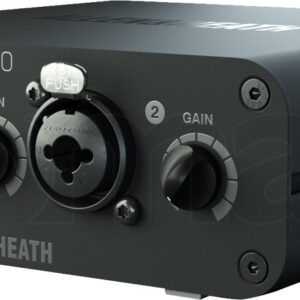 ממשק Dante Allen & Heath DT20 – 2 כניסות Mic/Line לרשת Dante, PoE ו-AES67