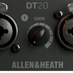 ממשק Dante Allen & Heath DT20 – 2 כניסות Mic/Line לרשת Dante, PoE ו-AES67