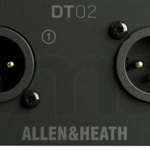 ממשק Dante Allen & Heath DT02 – 2 יציאות XLR Line מרשת Dante, PoE ו-AES67