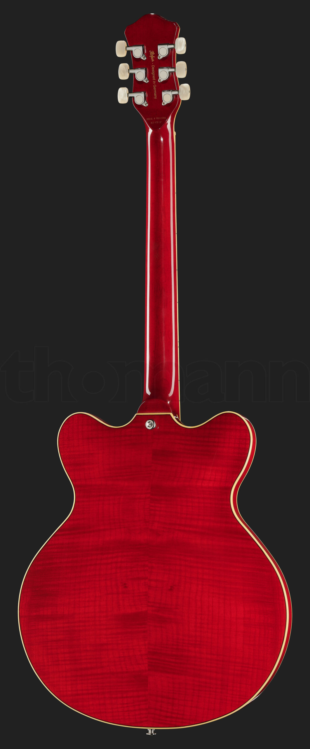 גיטרה חשמלית Höfner Verythin CT Special Red 2 18893256.jpg