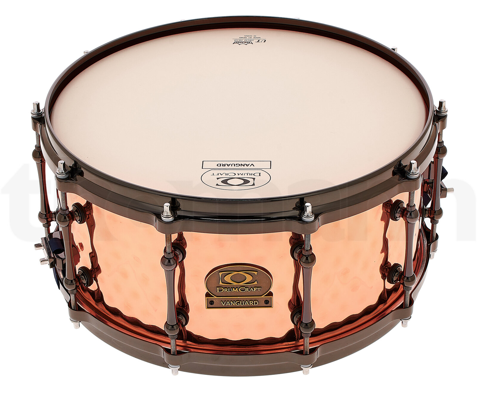 תוף DrumCraft 14"x6,5" Vanguard Snare Copper 2 תוף DrumCraft 14"x6,5" Vanguard Snare Copper – תמונה 2