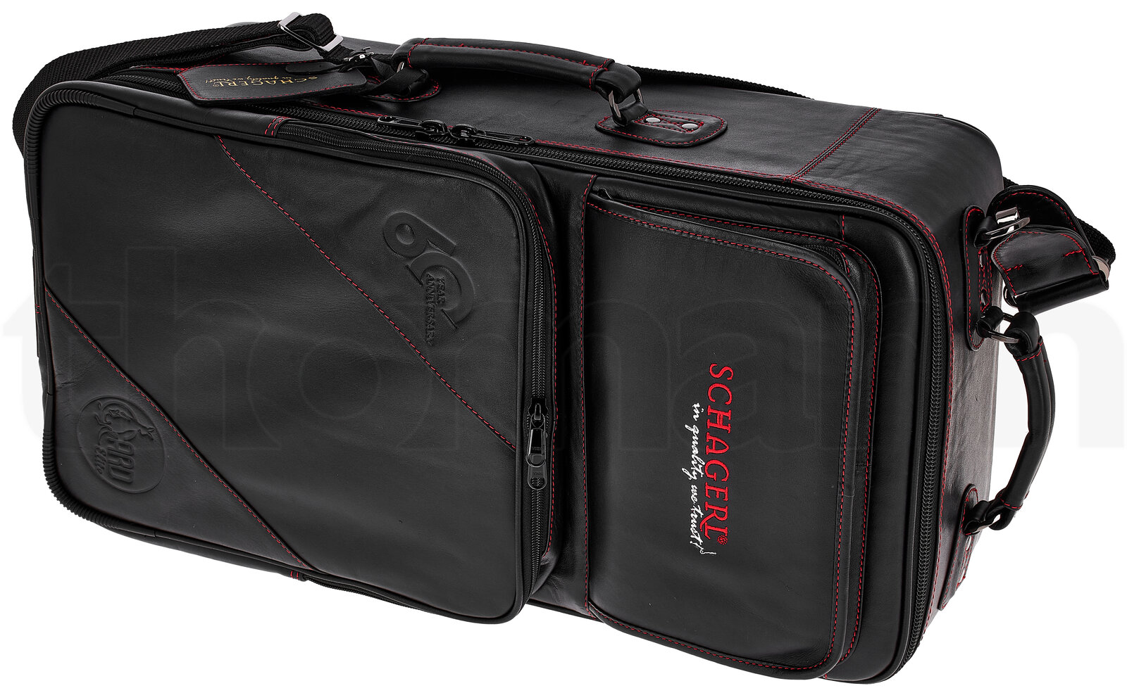 נרתיק Schagerl 3 Trumpet Gig Bag Leather 2 נרתיק Schagerl 3 Trumpet Gig Bag Leather – תמונה 2