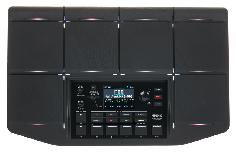 מולטי-פד Korg MPS-10 – 10 פדים דינמיים עם סאמפלר, לופר ו-3,000 סאמפלים 5 מולטי-פד Korg MPS-10 – 10 פדים דינמיים עם סאמפלר, לופר ו-3,000 סאמפלים