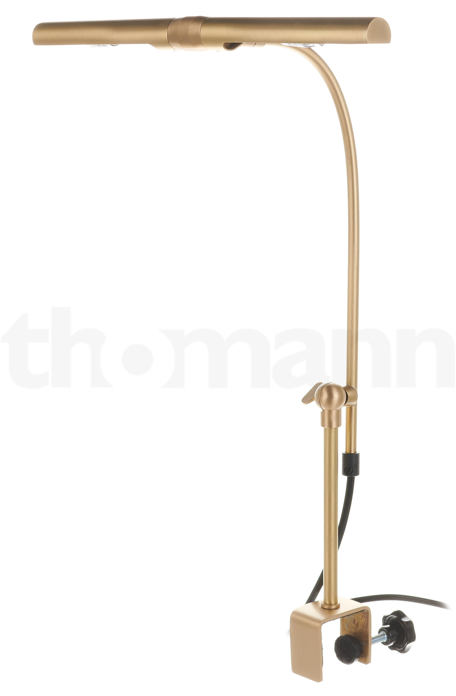 מנורה לכלי נגינה Jahn L5434 PIANO II Clamp Brass 2 מנורה לכלי נגינה Jahn L5434 PIANO II Clamp Brass – תמונה 2