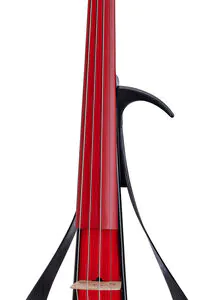 כינור חשמלי Yamaha YEV104 Pro DR – 4 מיתרים, אדום / שחור, מפתחות Wittner, קל ב-510 גרם