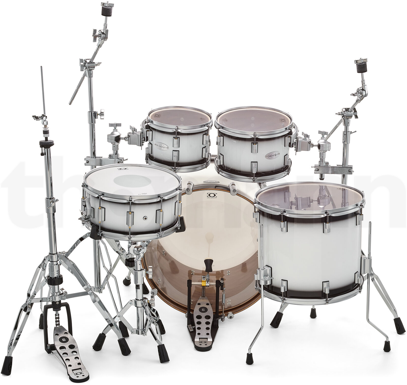 מערכת תופים DrumCraft Series 6 Standard Set White 4 19653334.jpg