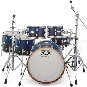 מערכת תופים DrumCraft Series 6 2up 2down Blue Fade
