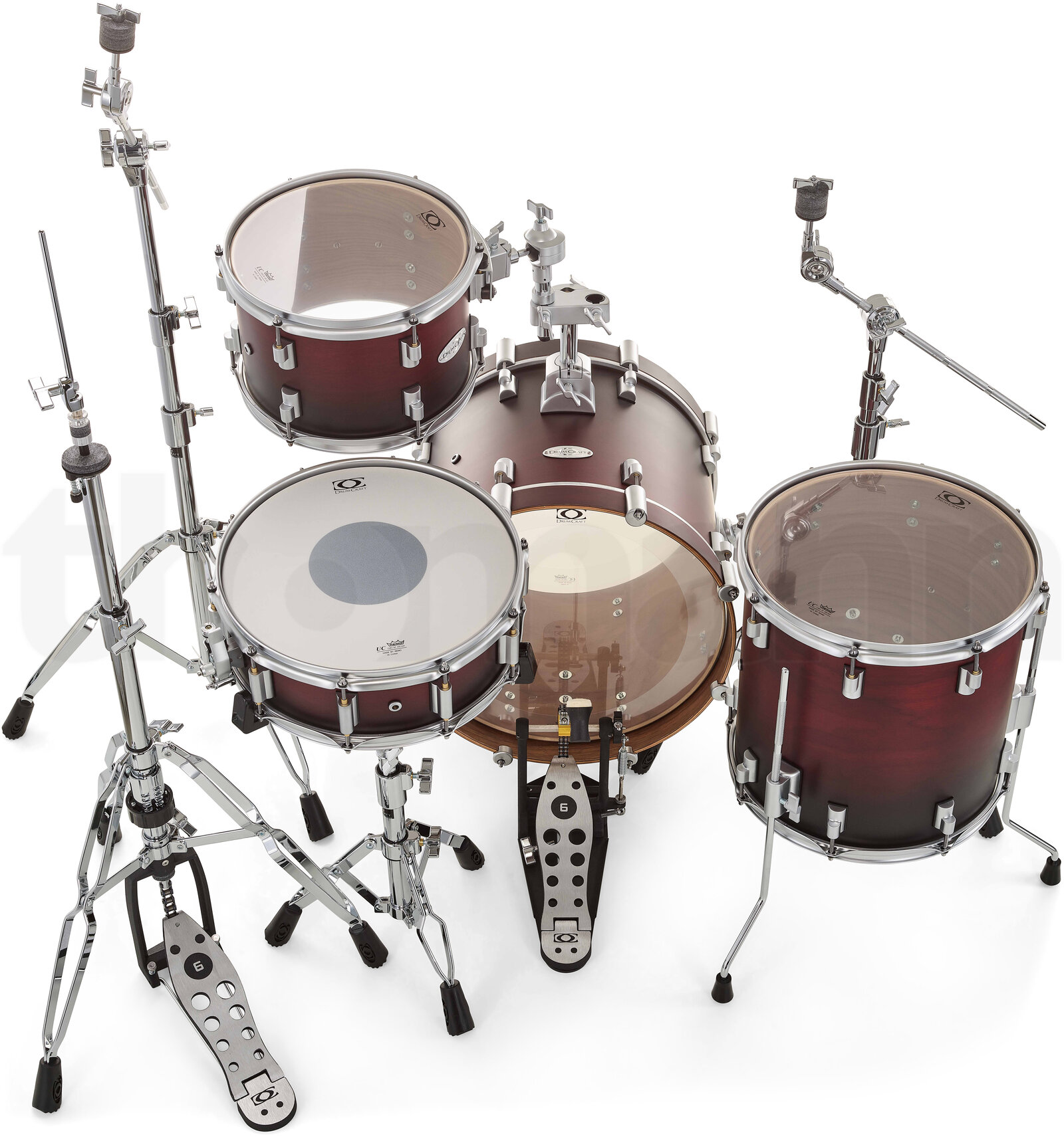 מערכת תופים DrumCraft Series 6 Jazz Red Fade 5 19661074.jpg