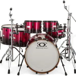 מערכת תופים DrumCraft Series 6 2up 2down Purple Spkl
