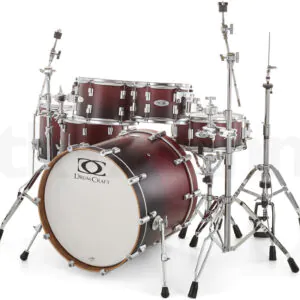 מערכת תופים DrumCraft Series 6 2up 2down Red Fade