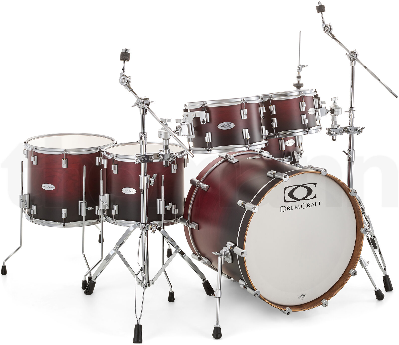 מערכת תופים DrumCraft Series 6 2up 2down Red Fade 3 19662304.jpg