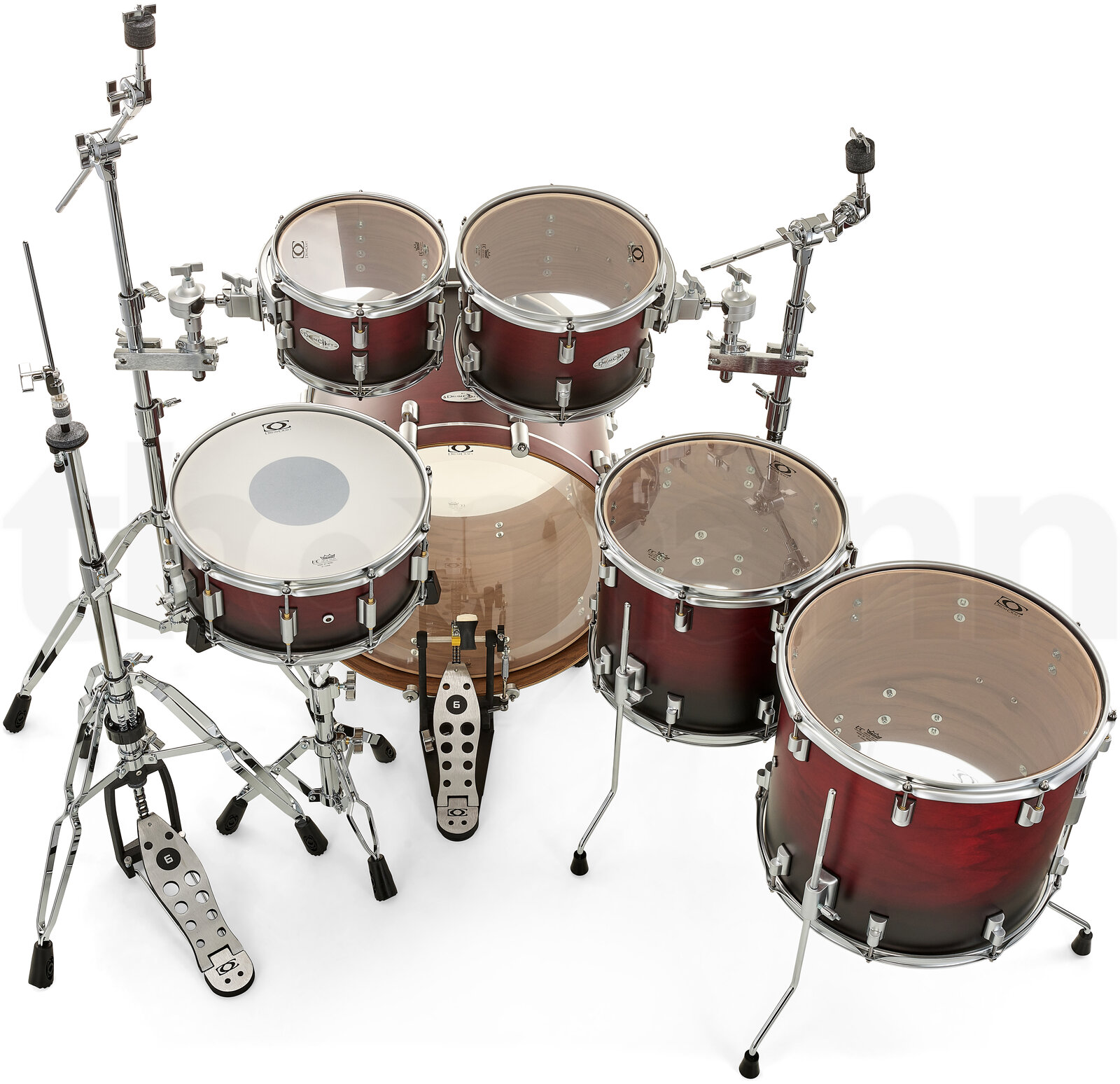 מערכת תופים DrumCraft Series 6 2up 2down Red Fade 5 19662364.jpg