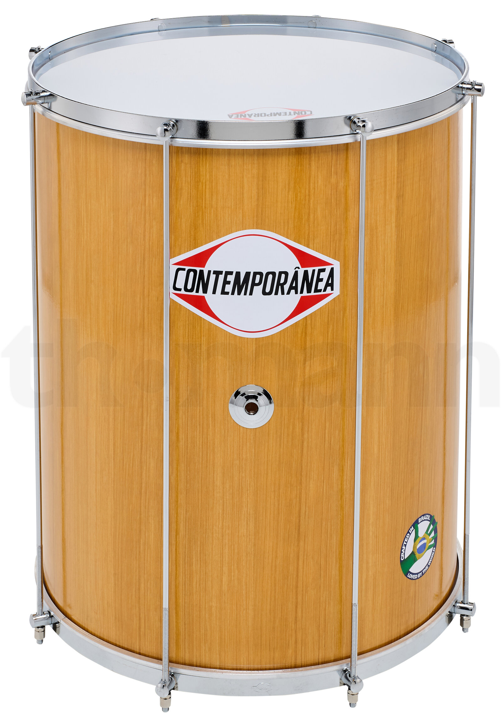 כלי פרקשן ברזילאי Contemporanea Surdo Wood 16 x 50cm 2 19666634.jpg