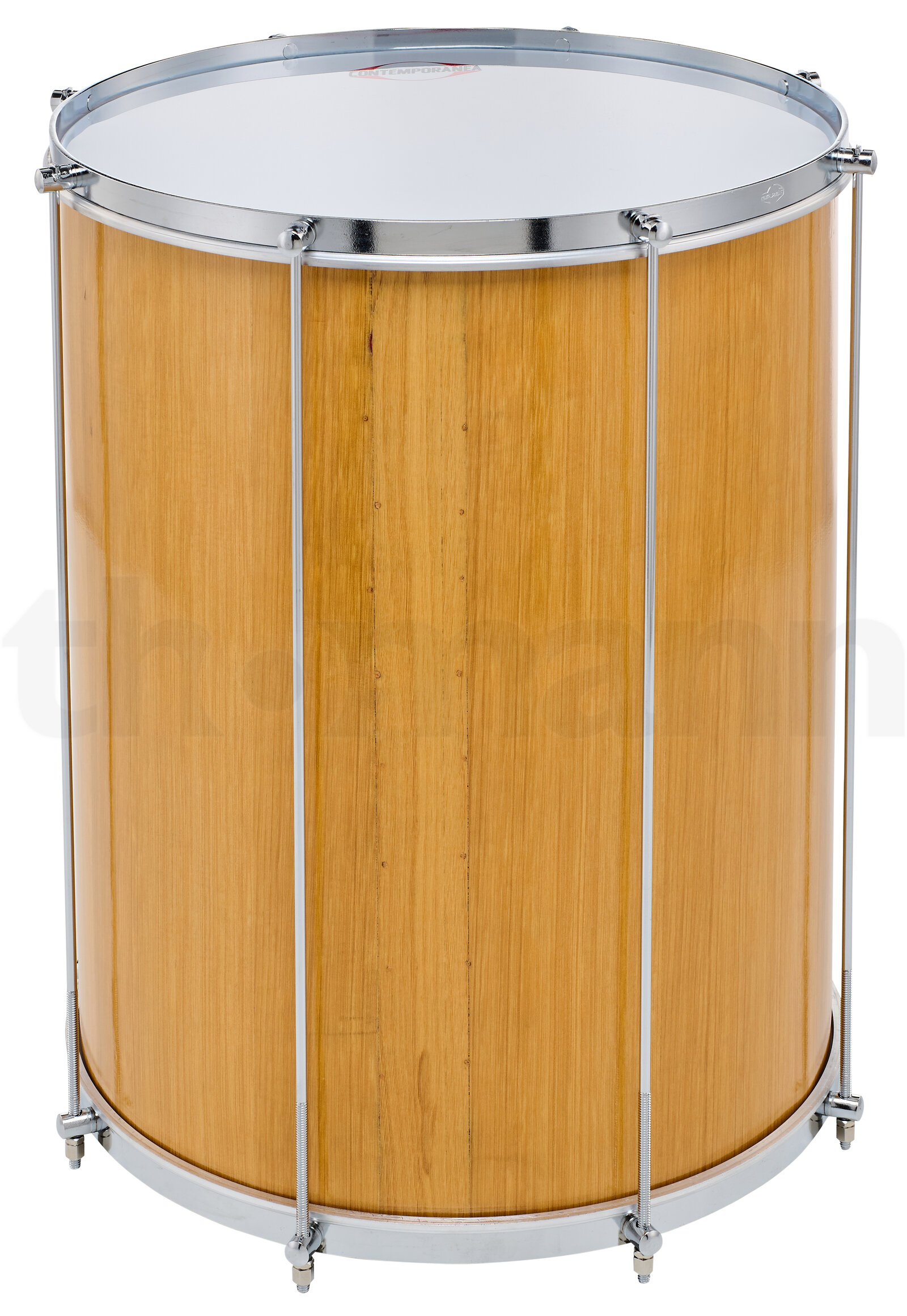 כלי פרקשן ברזילאי Contemporanea Surdo Wood 16 x 50cm 4 19666639.jpg