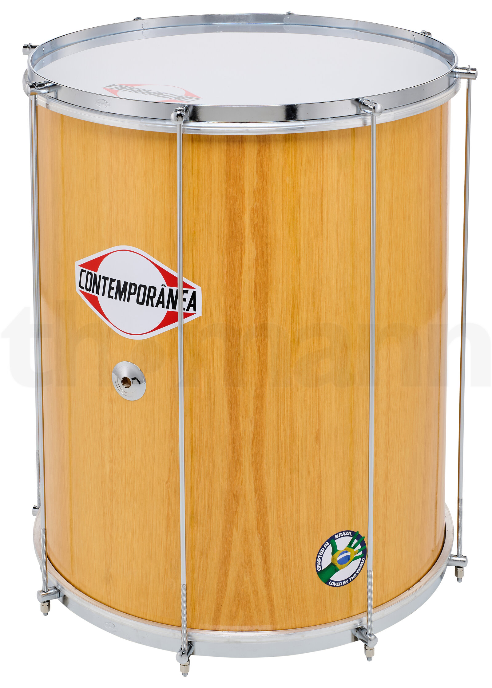 כלי פרקשן ברזילאי Contemporanea Surdo Wood 18 x 55cm 1 19666654.jpg
