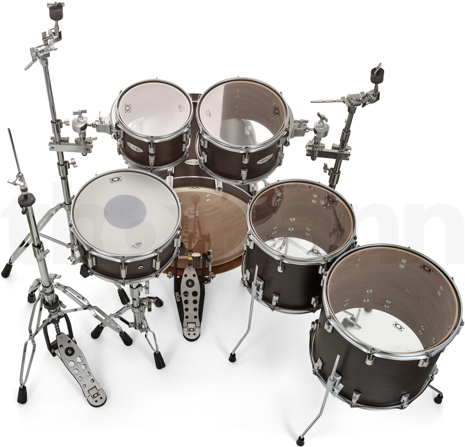 מערכת תופים DrumCraft Series 6 2up 2down Satin Black 5 19688444.jpg
