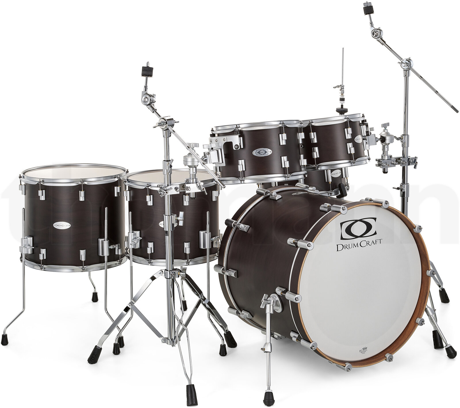 מערכת תופים DrumCraft Series 6 2up 2down Satin Black 3 19688449.jpg