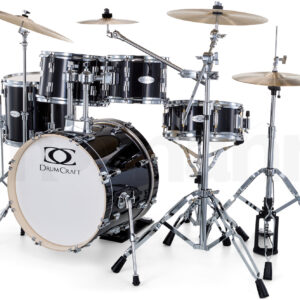 מערכת תופים DrumCraft Series 3 Junior Set Bundle BK
