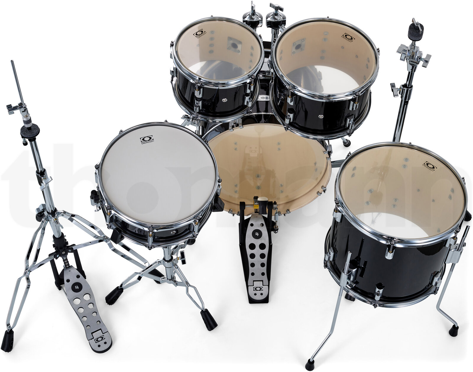 מערכת תופים DrumCraft Series 3 Junior BK Paiste Set 6 19753135.jpg