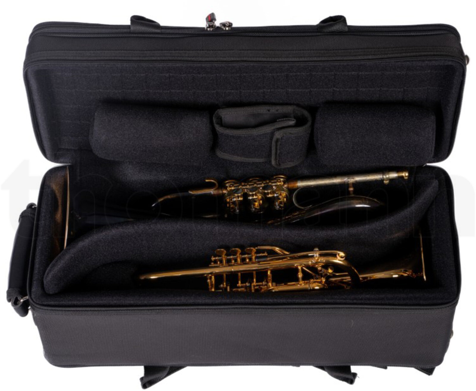 נרתיק Schagerl Meister Double Trumpet Case 2 נרתיק Schagerl Meister Double Trumpet Case – תמונה 2