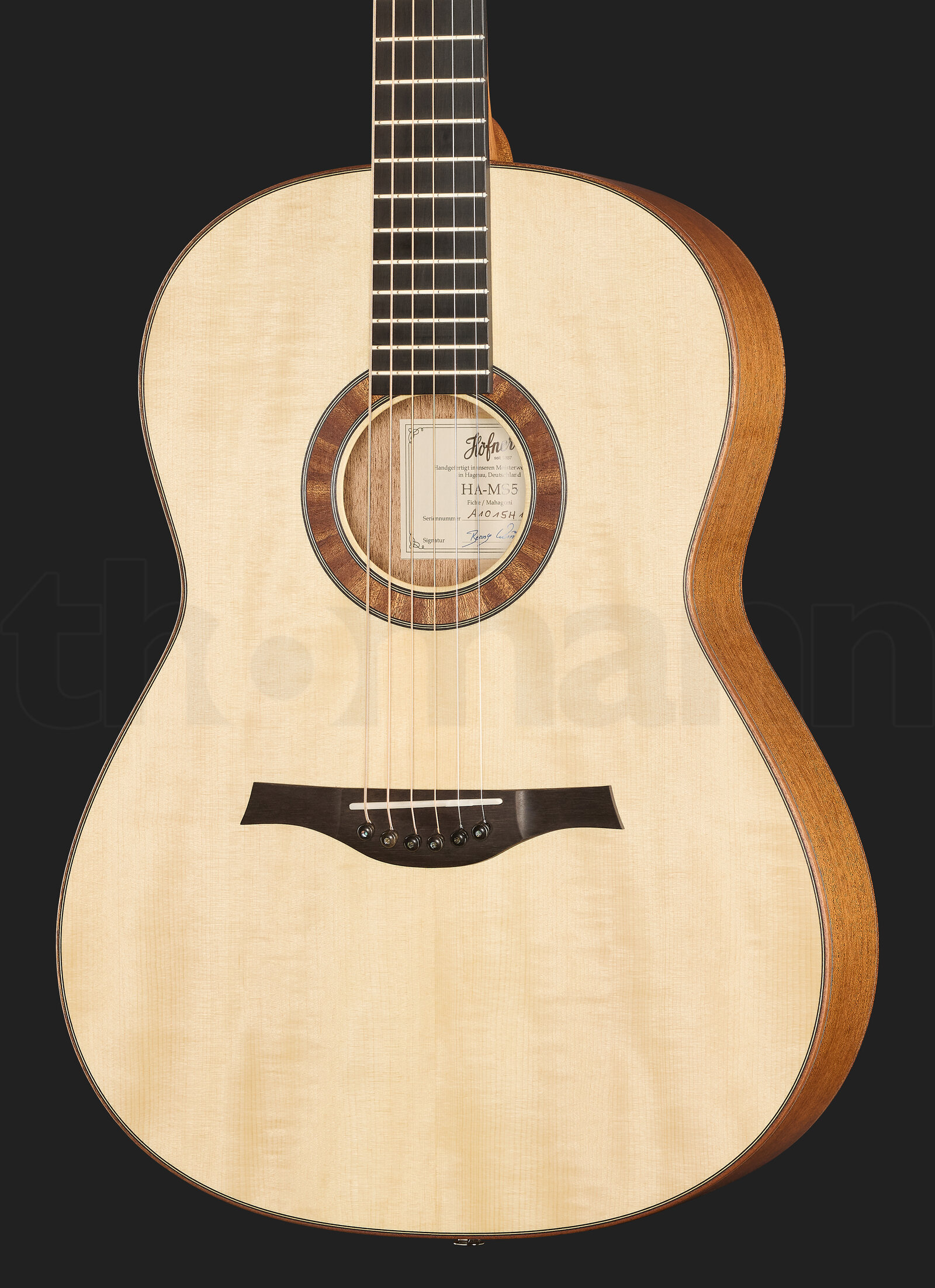 גיטרה אקוסטית Höfner HA-MS5 Steelstring 2 גיטרה אקוסטית Höfner HA-MS5 Steelstring – תמונה 2