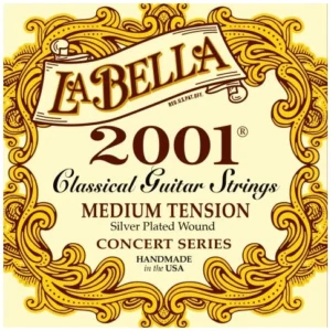 מיתרים לגיטרה קלאסית La Bella 2001-M — מתח בינוני