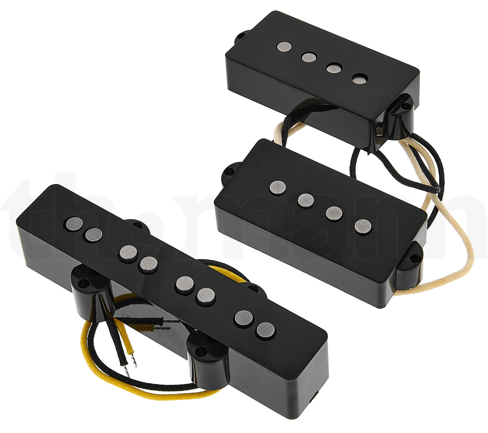 פיקאפ לבס Lollar PJ-Bass DC Noiseless 4S Set BK 2 פיקאפ לבס Lollar PJ-Bass DC Noiseless 4S Set BK – תמונה 2