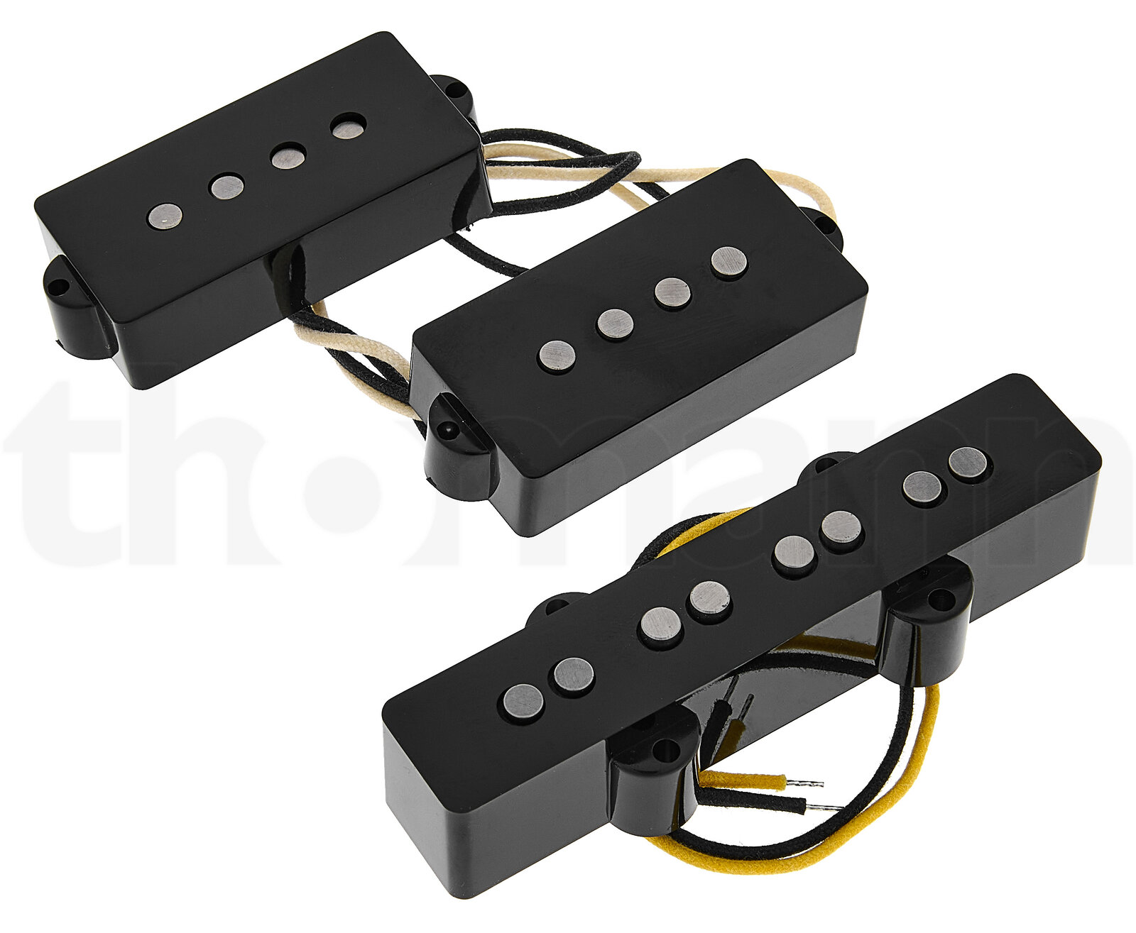 פיקאפ לבס Lollar PJ-Bass DC Noiseless 4S Set BK 4 פיקאפ לבס Lollar PJ-Bass DC Noiseless 4S Set BK – תמונה 4