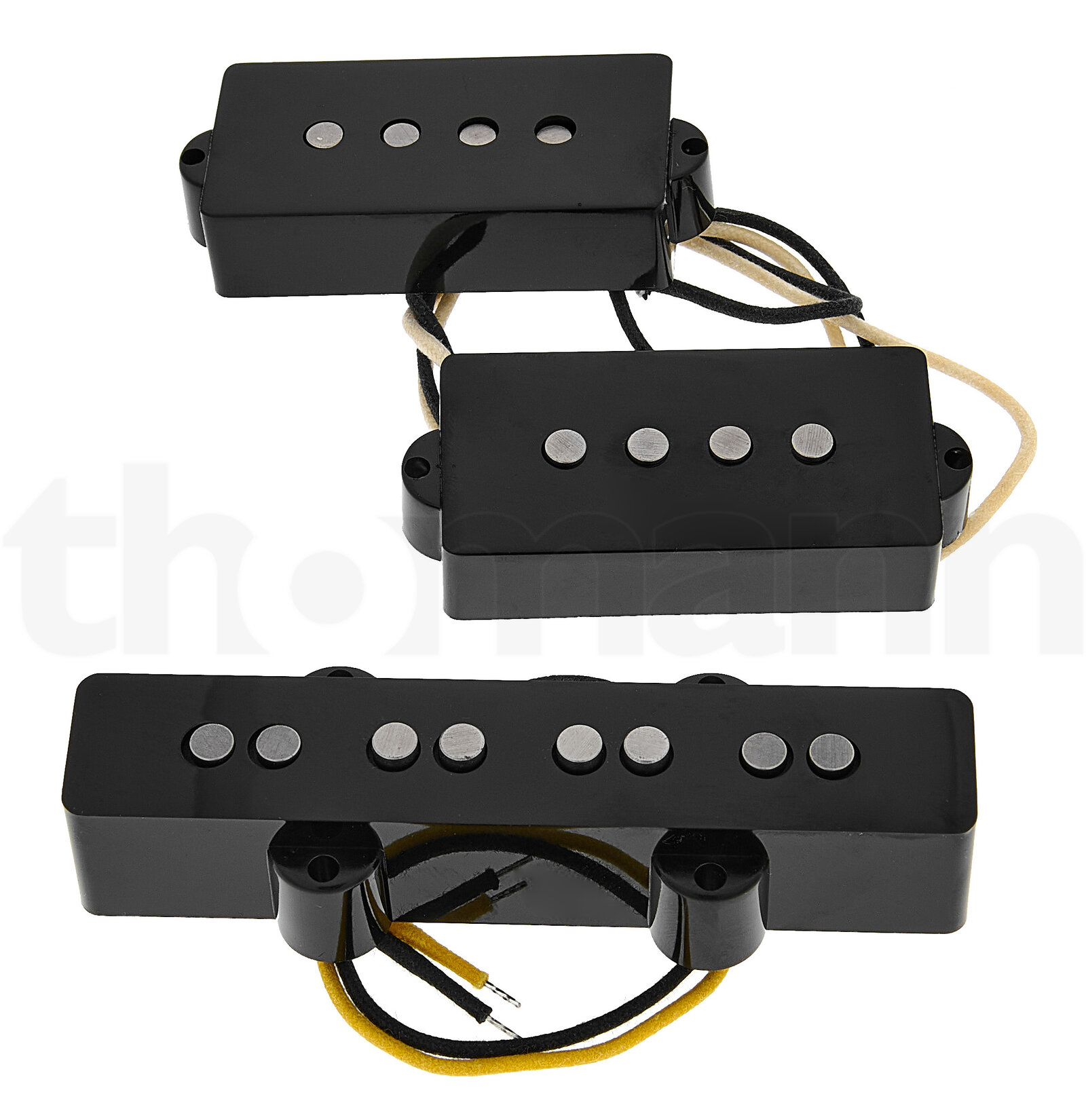 פיקאפ לבס Lollar PJ-Bass DC Noiseless 4S Set BK 3 פיקאפ לבס Lollar PJ-Bass DC Noiseless 4S Set BK – תמונה 3