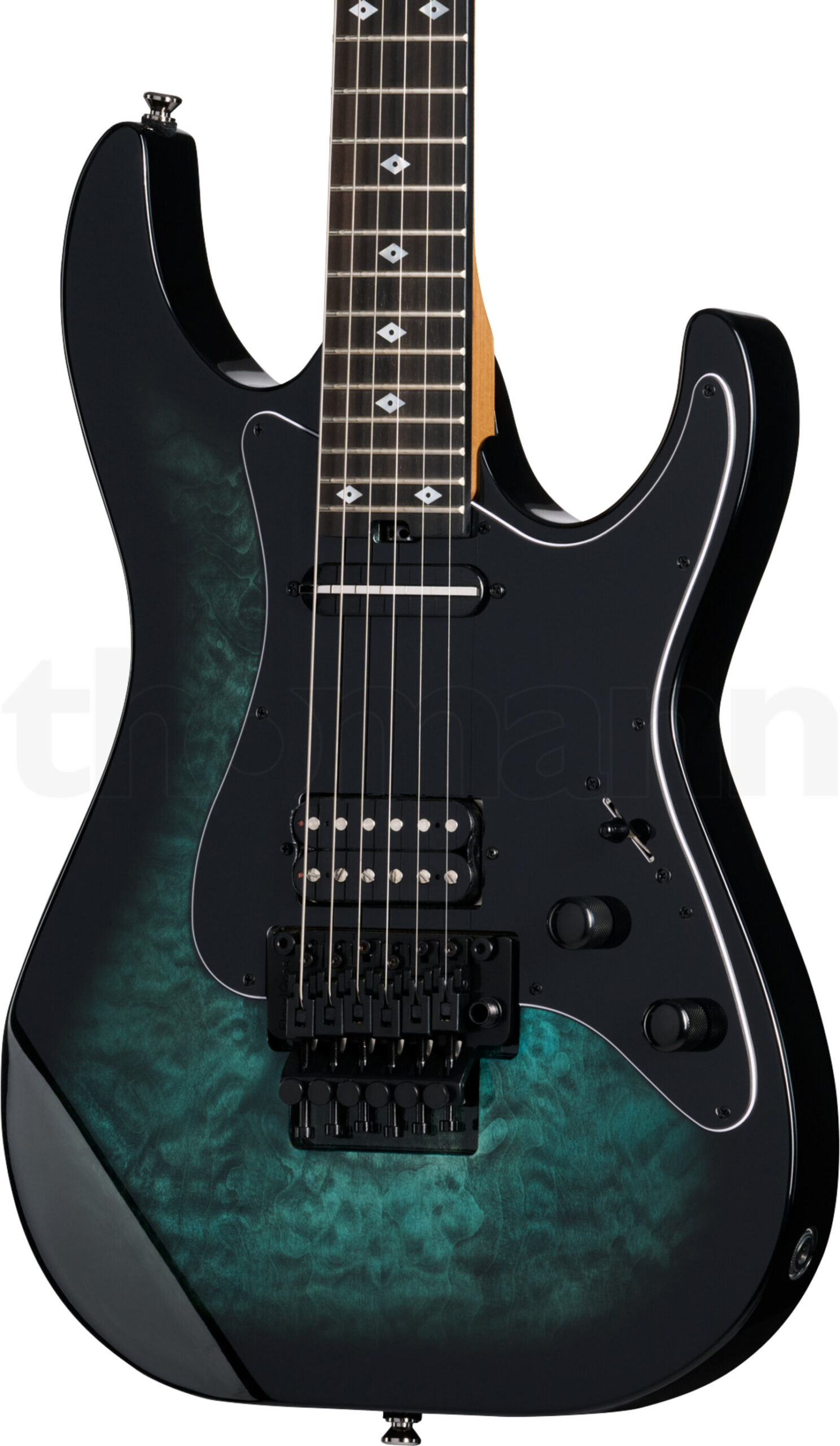 גיטרה חשמלית Kramer Guitars Volante Quilt HSFR Aqua Burst 3 20065784.jpg