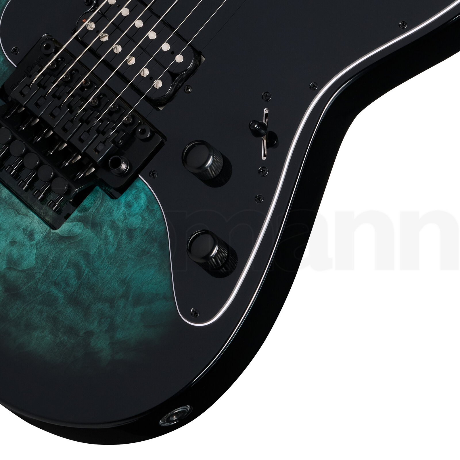 גיטרה חשמלית Kramer Guitars Volante Quilt HSFR Aqua Burst 5 20065789.jpg
