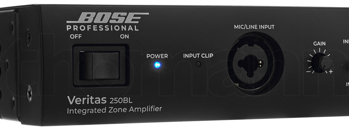 מגבר התקנה Bose Professional Veritas 250BL – 2×50W עם Bluetooth 7 Bose Professional Veritas 250BL – תמונת מוצר 7
