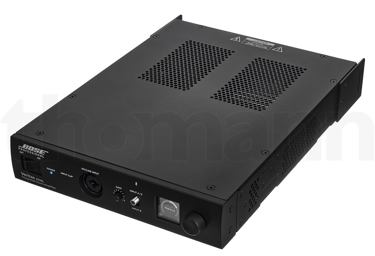 מגבר התקנה Bose Professional Veritas 250BL – 2×50W עם Bluetooth 1 Bose Professional Veritas 250BL – מגבר התקנה