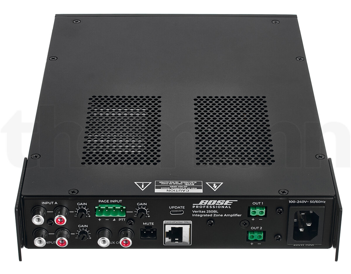 מגבר התקנה Bose Professional Veritas 250BL – 2×50W עם Bluetooth 4 Bose Professional Veritas 250BL – תמונת מוצר 4