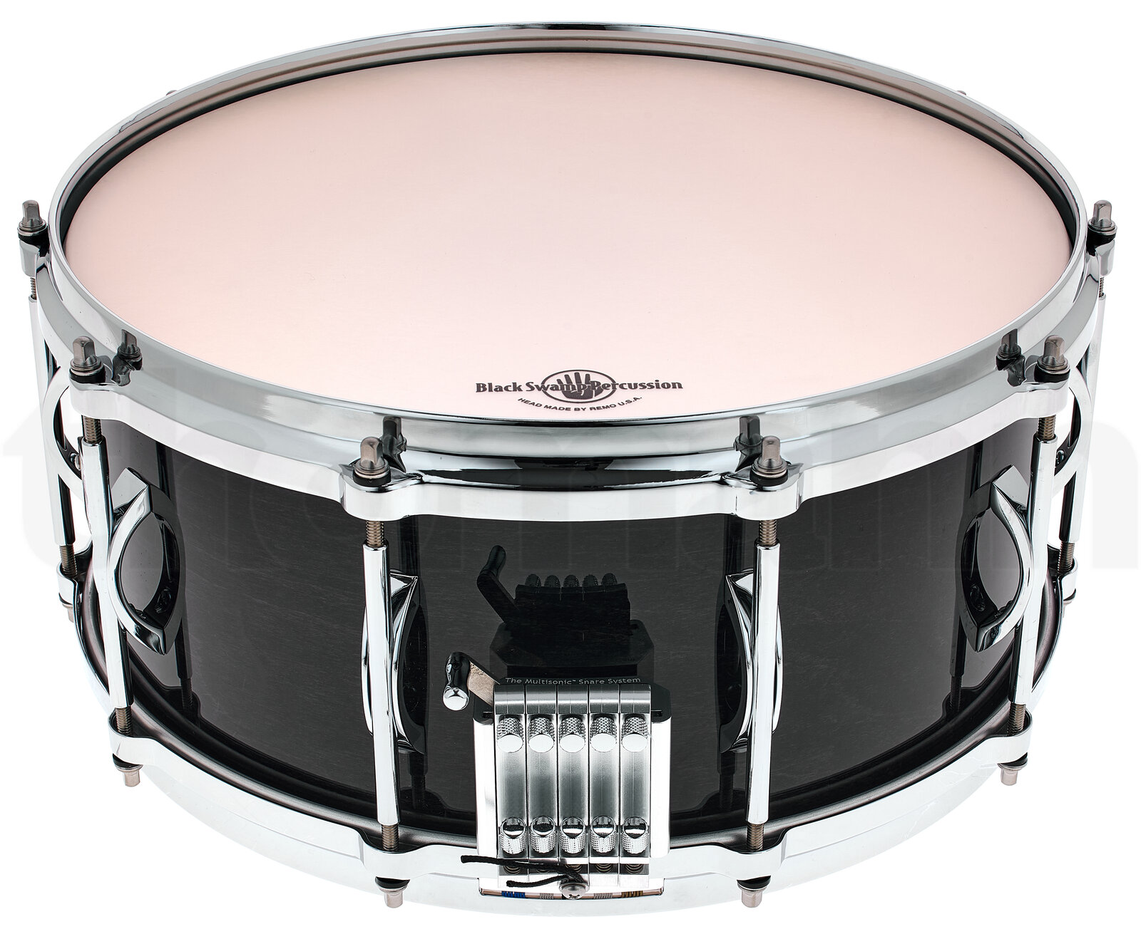 תוף Black Swamp Percussion Multisonic Snare MS6514MD-CB 3 תוף Black Swamp Percussion Multisonic Snare MS6514MD-CB – תמונה 3