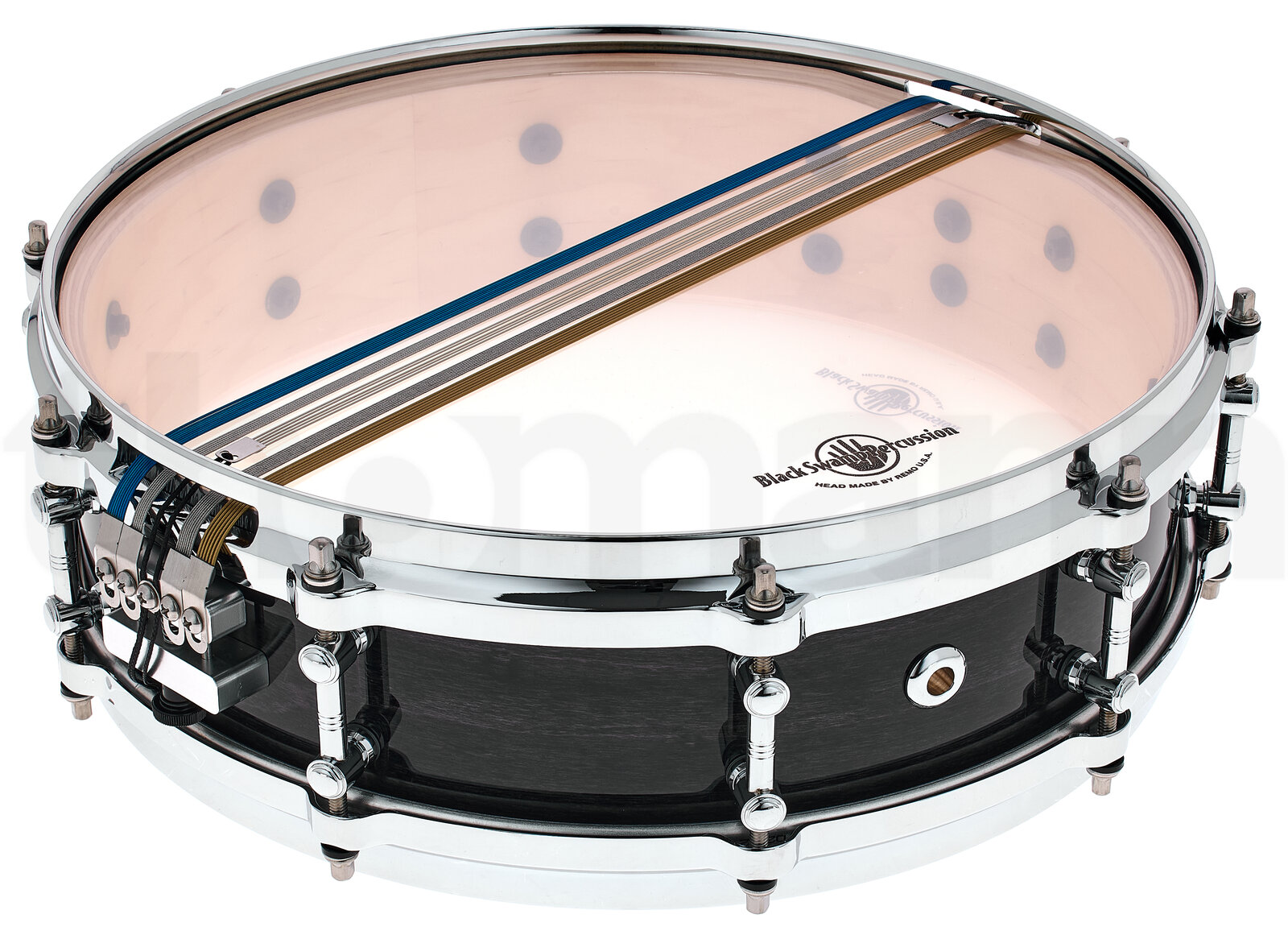 תוף Black Swamp Percussion Multisonic Snare MS414MD-CB 6 תוף Black Swamp Percussion Multisonic Snare MS414MD-CB – תמונה 6